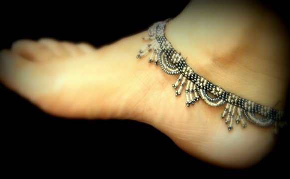 Handmade beaded Anklets