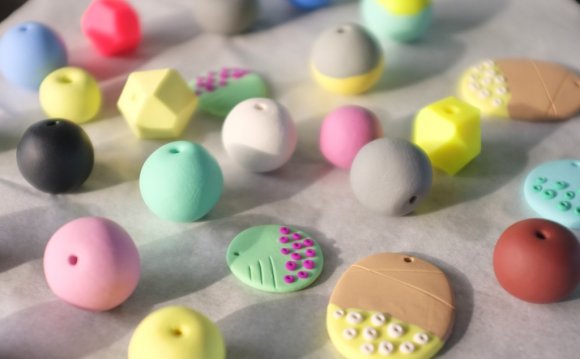 Make Polymer Clay beads